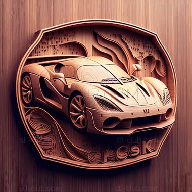 3D мадэль Koenigsegg CC8S (STL)